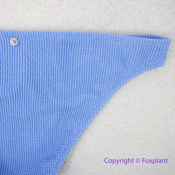 NEW Rhythm wave break beach bikini pant Isla Rib Hi Cut in sky‎ blue, size M - Picture 9 of 16